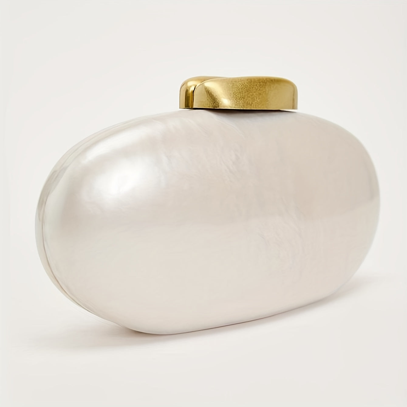 Sophisticate Ivory Pearl Clutch