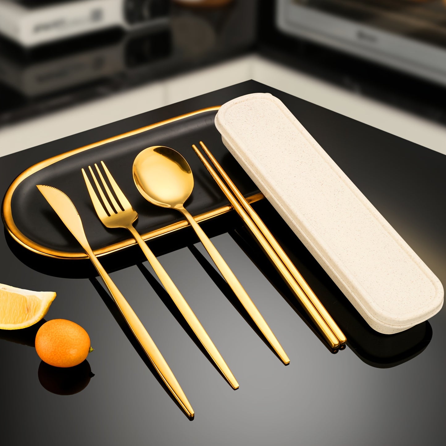 Sophisticate 5-Piece Portable Flatware Set