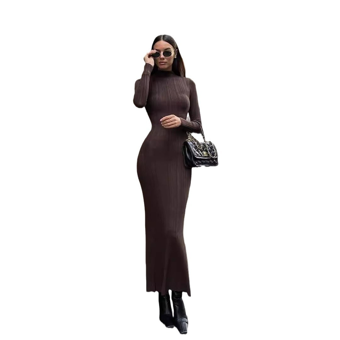 Sophisticate Knitted Turtleneck dress