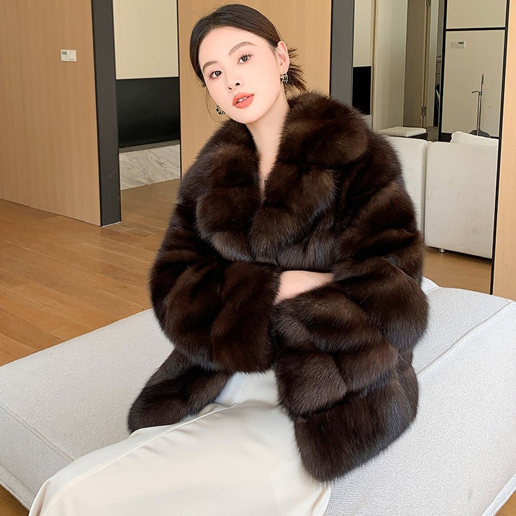 Artificial Fur Thick Warm Jacket