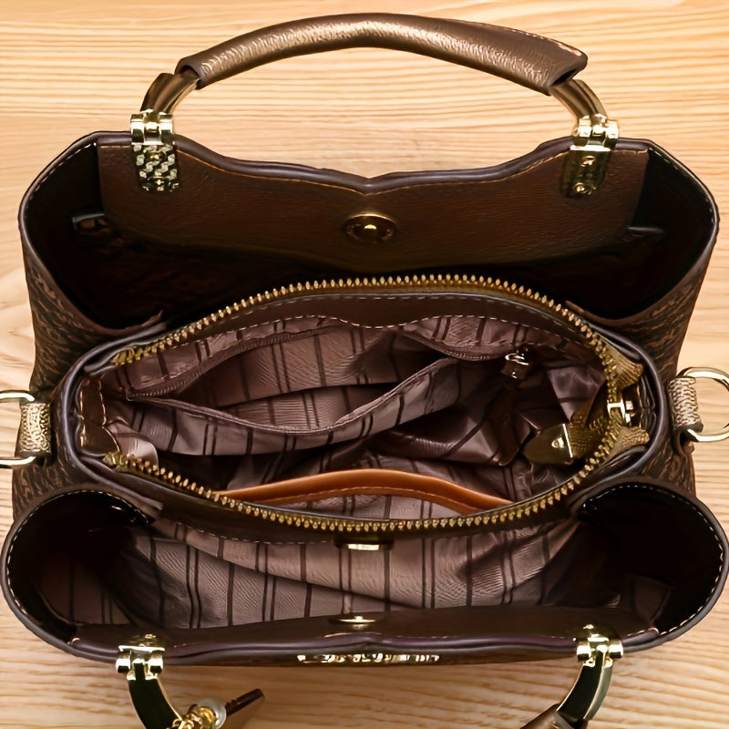 Sophisticate PU Leather Handbag