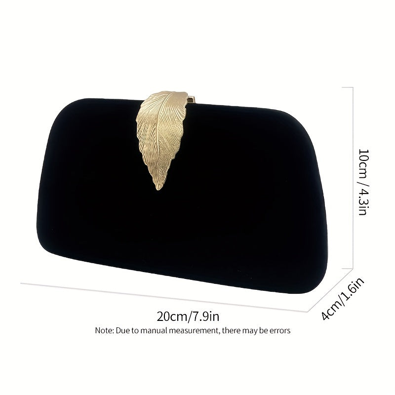 Sophisticate Leaf Decor clutch