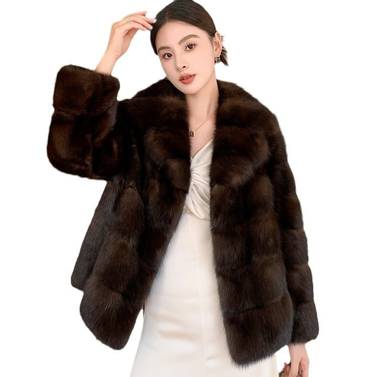 Artificial Fur Thick Warm Jacket