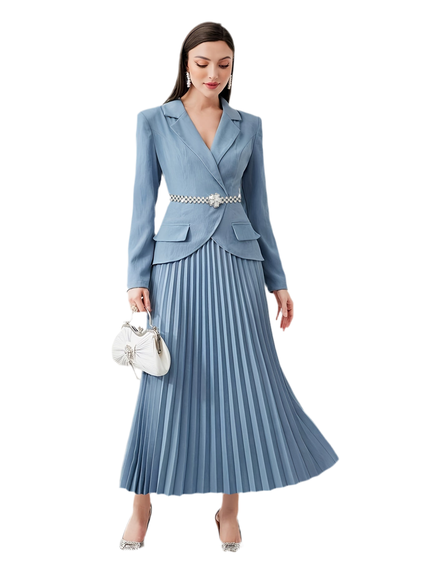 Sophisticate Pleated Dress