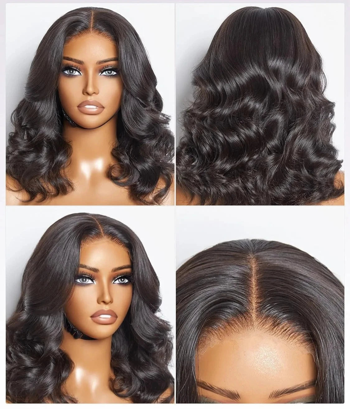 Sophisticate Glueless Bob Wig 4x4 HD Human Hair