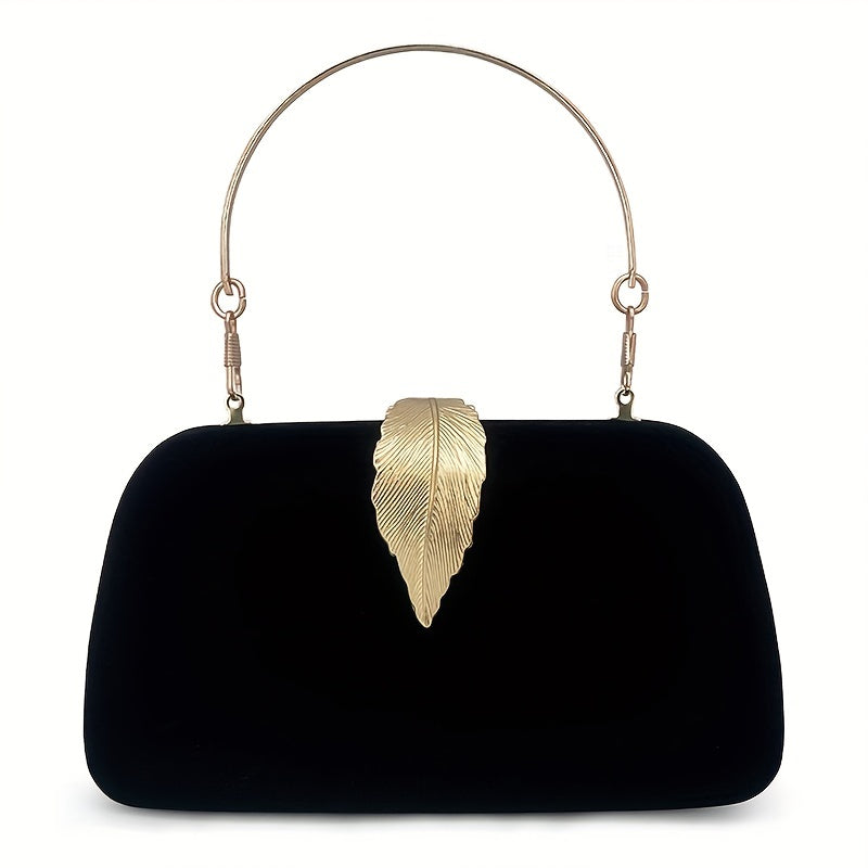 Sophisticate Leaf Decor clutch