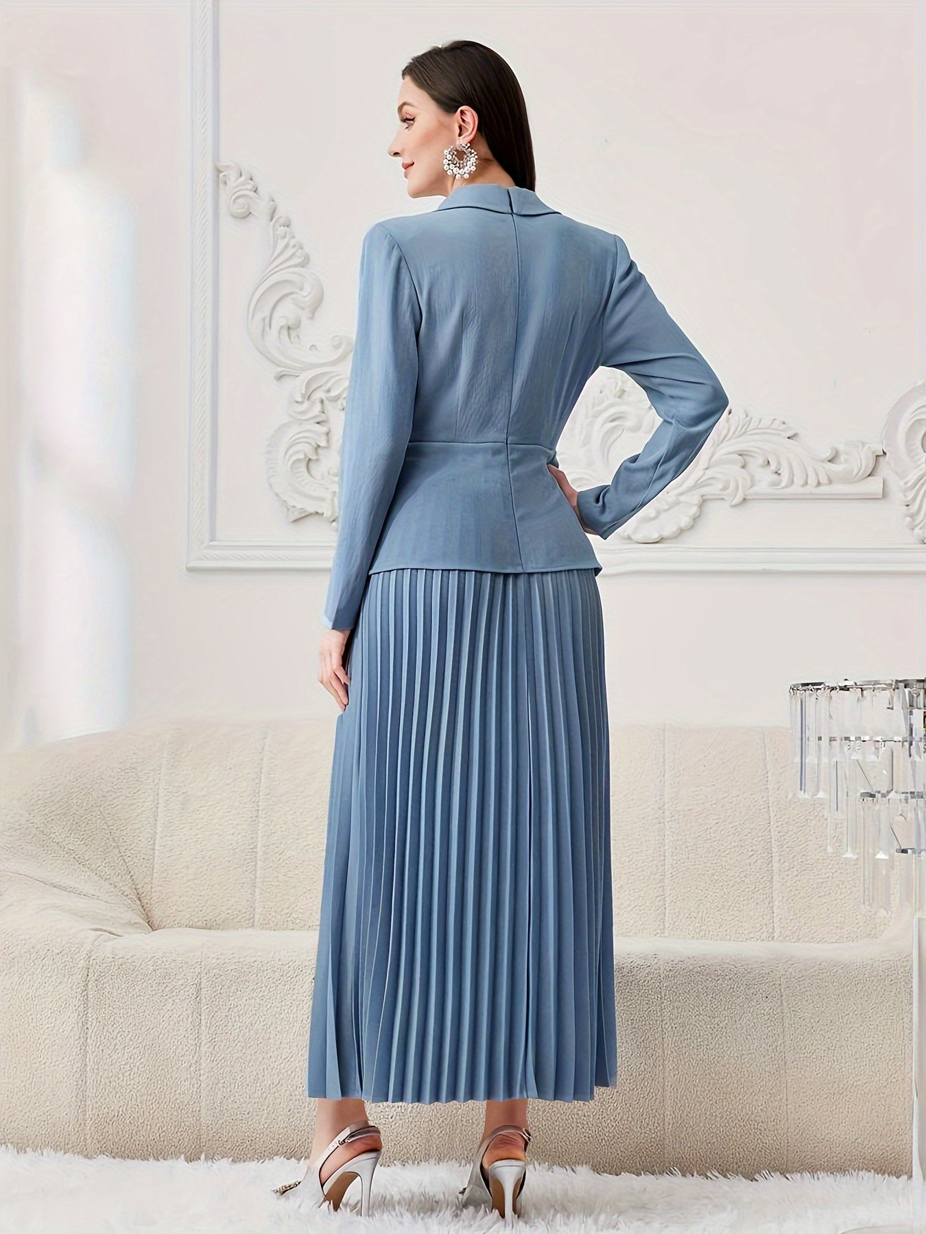 Sophisticate Pleated Dress