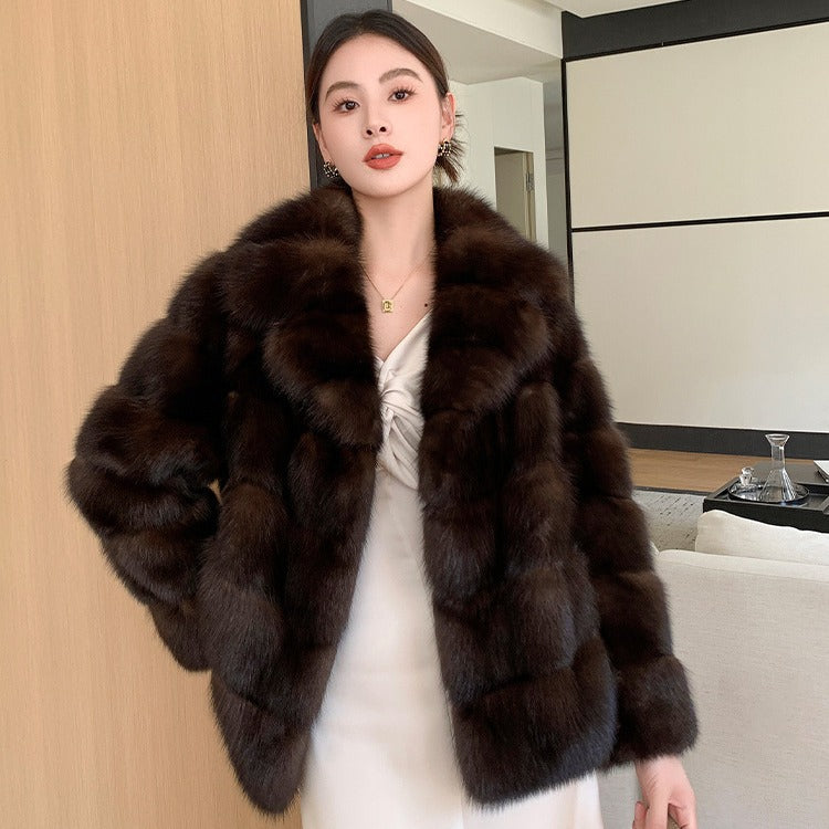 Artificial Fur Thick Warm Jacket